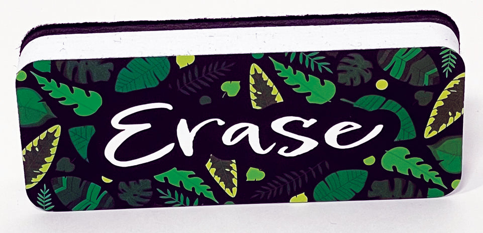 09980 Magnetic Whiteboard Eraser, Greenery