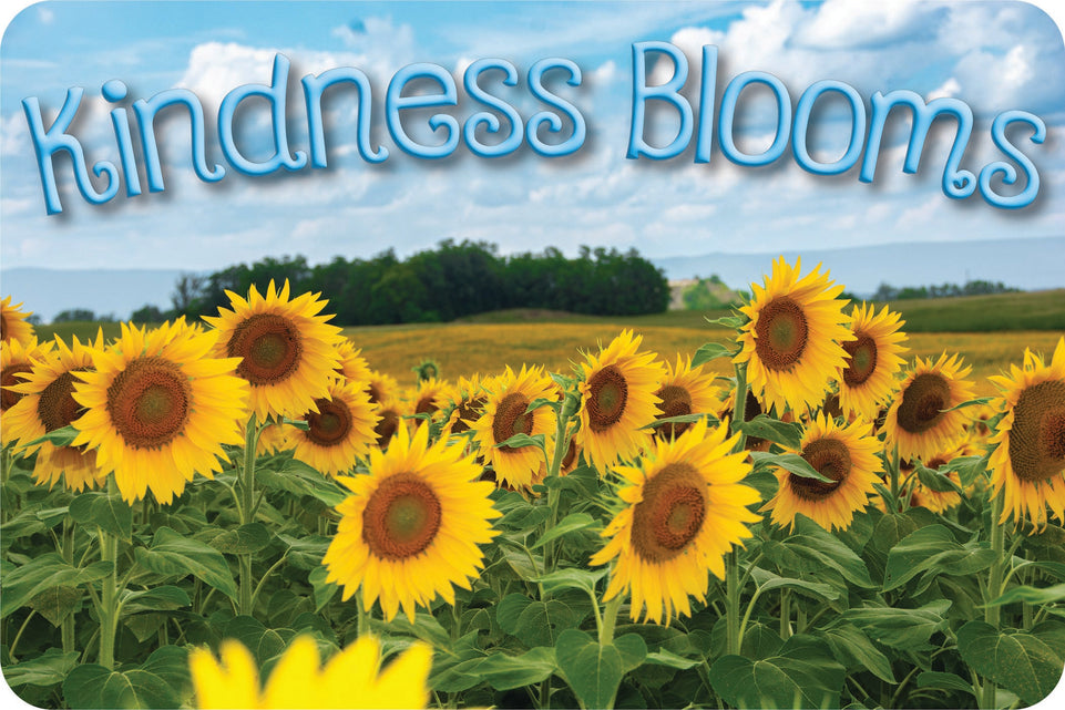 12539 Computer Mouse Pad, 11.75"x 8", Kindness Blooms, Sunflowers