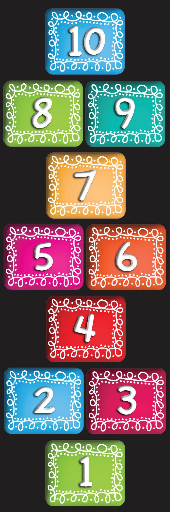 91400 Hopscotch Chalk Loops