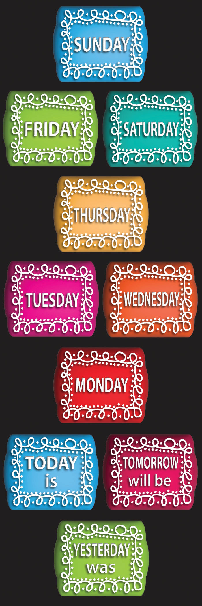 91402 Days of Week Hopscotch