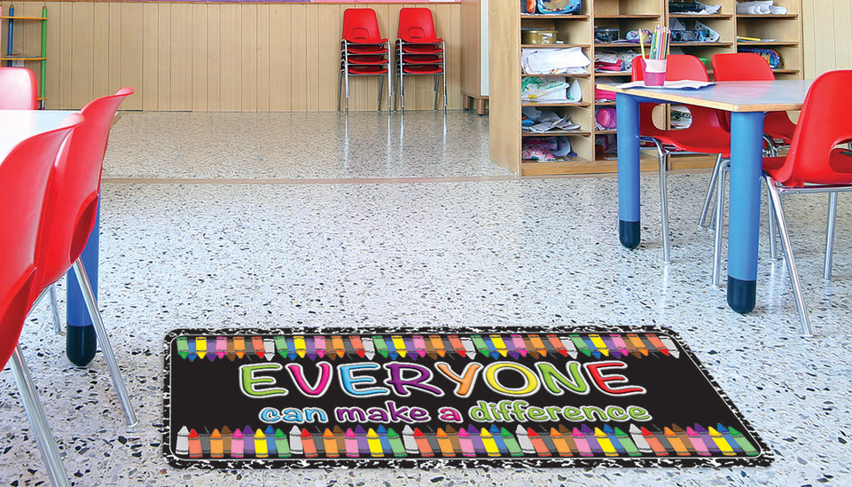 91409 The Original Fun Mat, Mat Runner, 15.5" x 47", Everyone Can Make A Difference