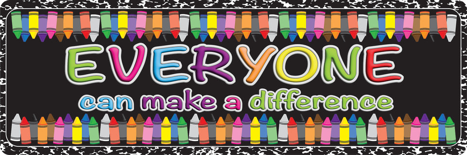 91409 The Original Fun Mat, Mat Runner, 15.5" x 47", Everyone Can Make A Difference