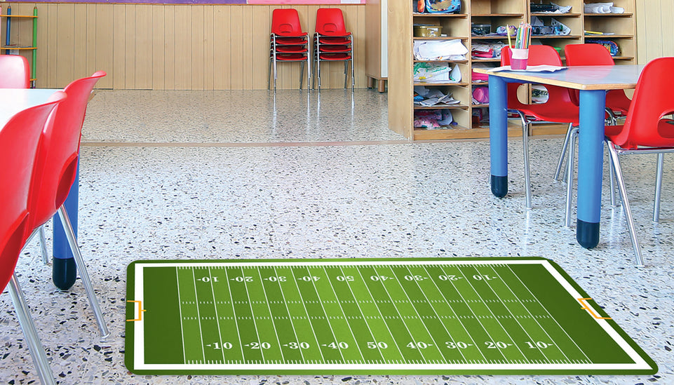 91412 The Original Fun Mat, Mat Runner, 15.5" x 47", Football Field
