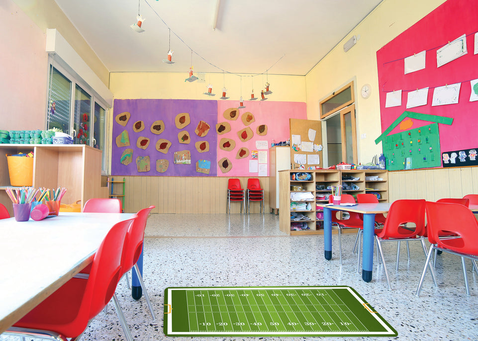91412 The Original Fun Mat, Mat Runner, 15.5" x 47", Football Field