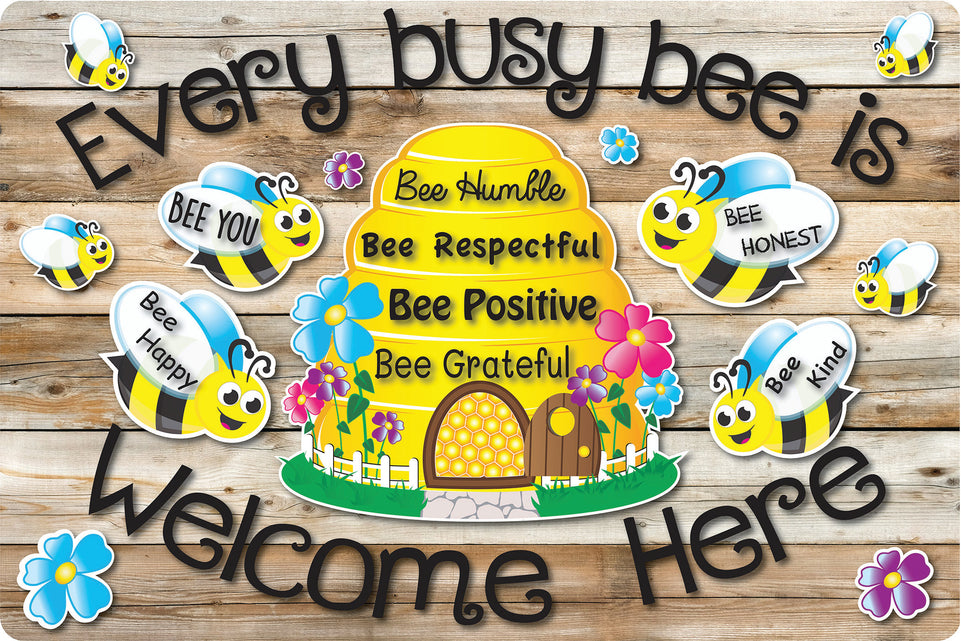 12504 Every Busy Bee is Welcome Here Mouse Pads
