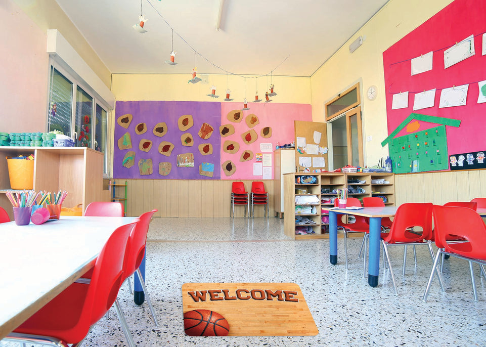 91585 The Original Fun Mat, Welcome Mat, 15.5" x 23.5", Basketball Welcome