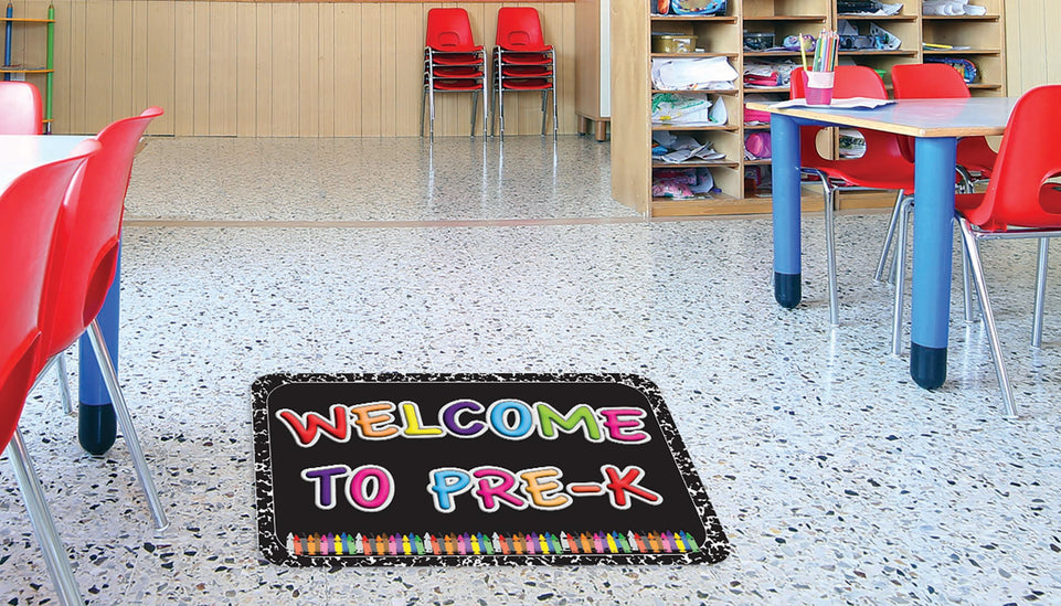 91591 The Original Fun Mat, Welcome Mat, 15.5" x 23.5", Welcome to Pre-K