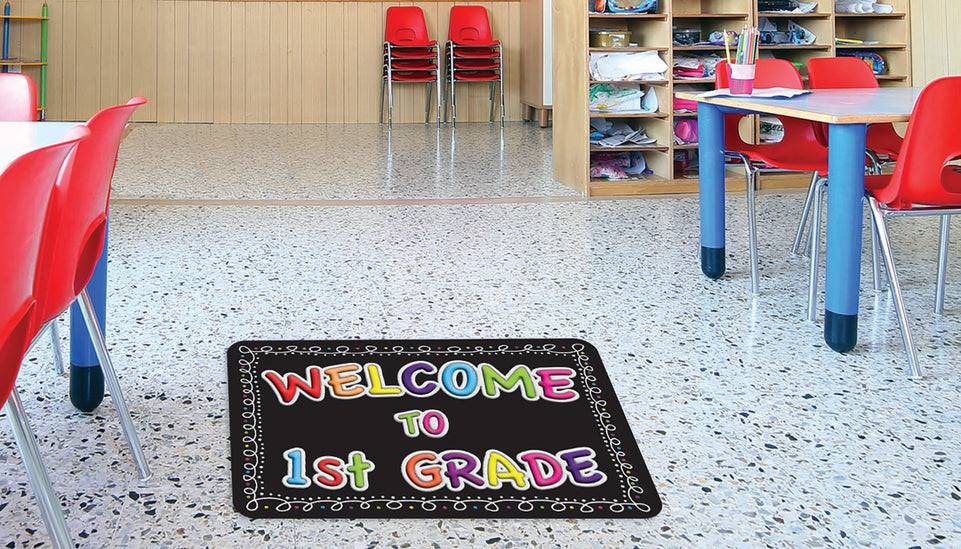 91593 The Original Fun Mat, Welcome Mat, 15.5" x 23.5", Welcome to 1st Grade