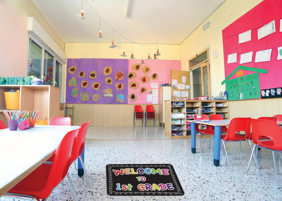 91593 The Original Fun Mat, Welcome Mat, 15.5" x 23.5", Welcome to 1st Grade