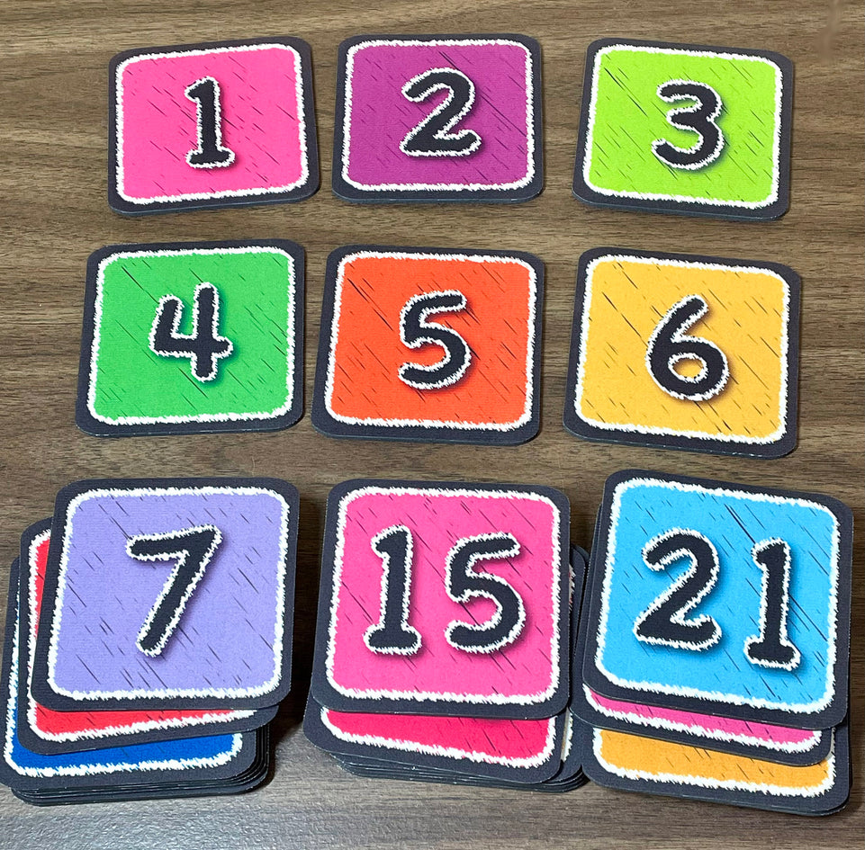 98104 The Original Fun Mat, Sensory Spots™, Sensory Soft Play, 4" Numbers 1-25, 26 pieces