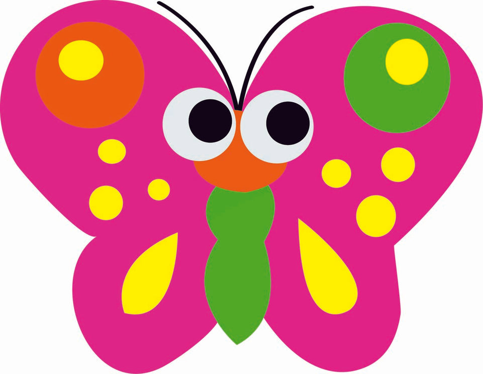 10008 Magnetic Whiteboard Eraser, Butterfly