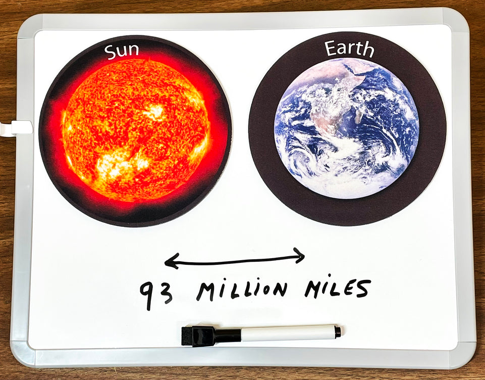 98102 The Original Fun Mat, Sensory Spots™, Sensory Soft Play, 6"  Solar System Set, 10 Pieces