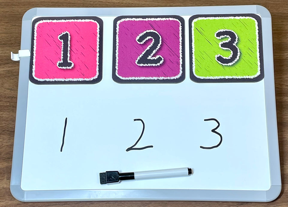 98104 The Original Fun Mat, Sensory Spots™, Sensory Soft Play, 4" Numbers 1-25,  26 pieces